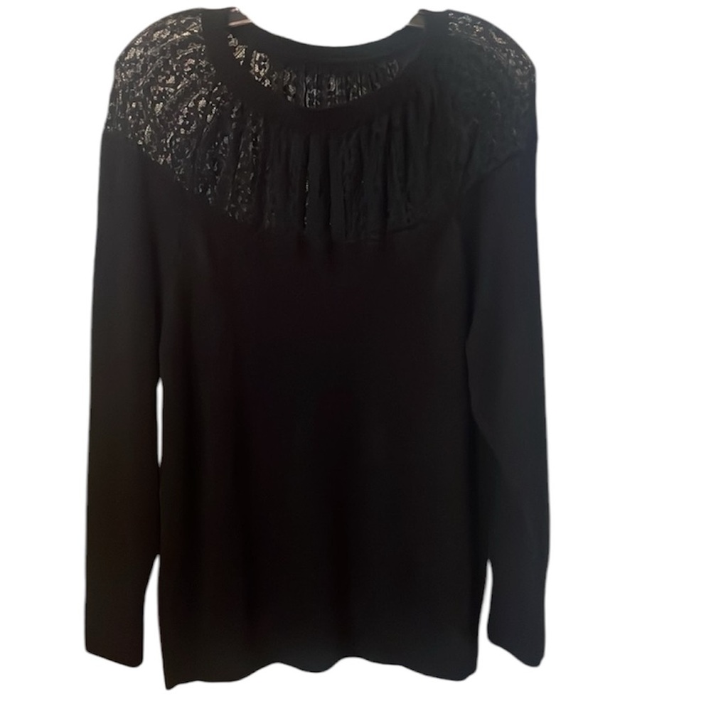 ⭐️NWT⭐️ Express black lace sweater - Picture 2 of 7